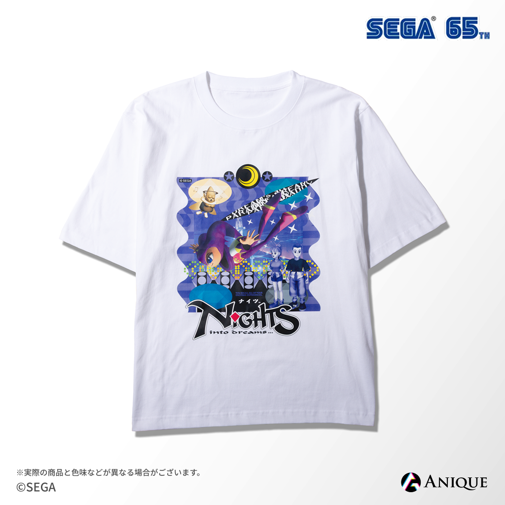 セガ65周年】『NiGHTS』コンセプトTシャツ ナイツ｜セガ 65周年