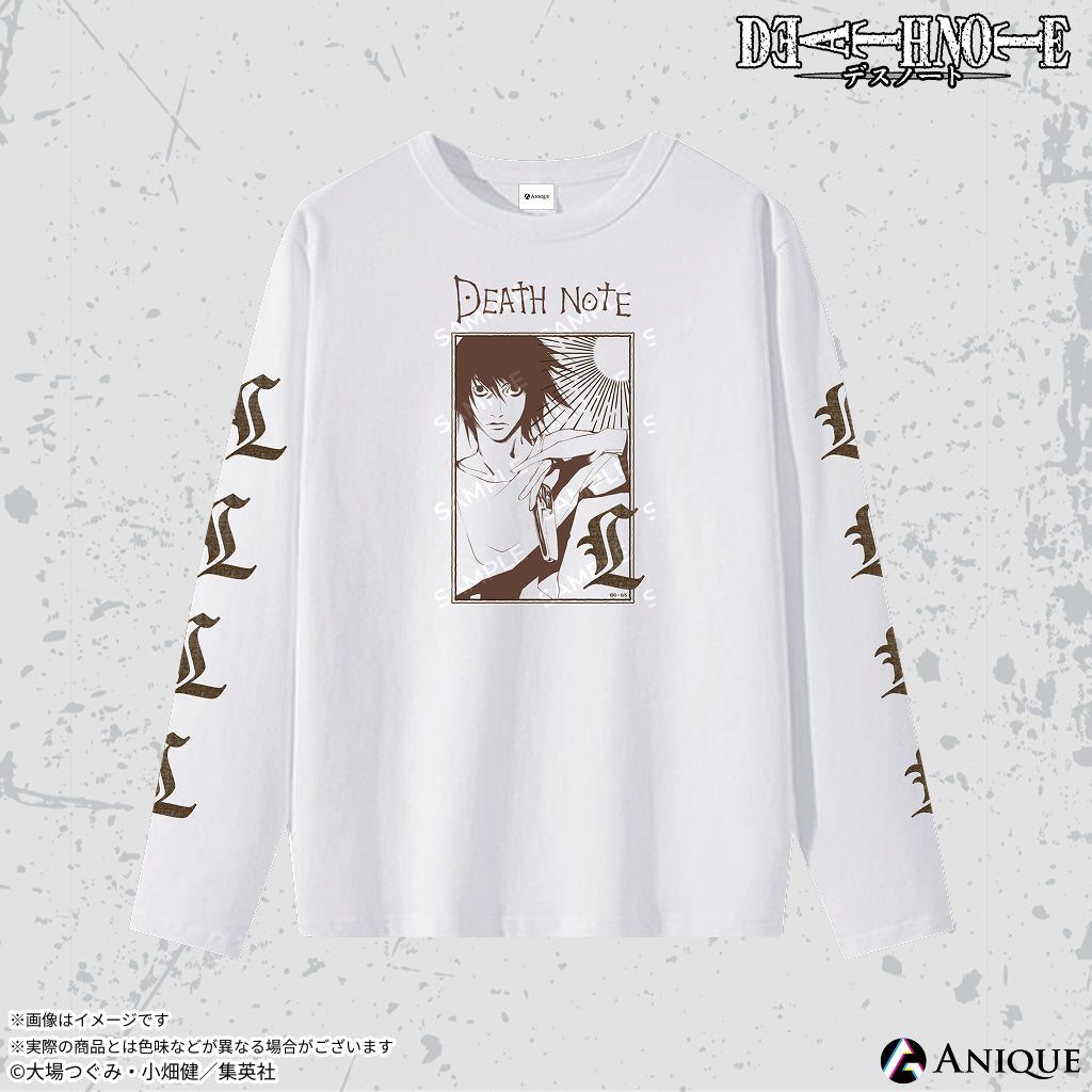 れ*ん様 希少 DEATH NOTE デスノート vintage 長袖カットソー DEATH NOTE』ロングTシャツ（フリーサイズ／White）｜『DEATH NOTE