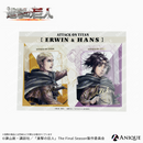 『進撃の巨人』描き下ろしイラスト【騎馬】箔押しクリアフォトカードセット