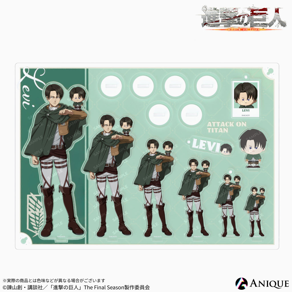 進撃の巨人 anique アニーク kinokos キノコス リヴァイ セット① Anique Shop JAPAN