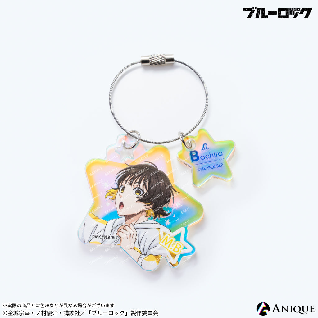 1622】空手キーホルダー しんどかっ 色違いおそろい風 ピンク＆ブルー  