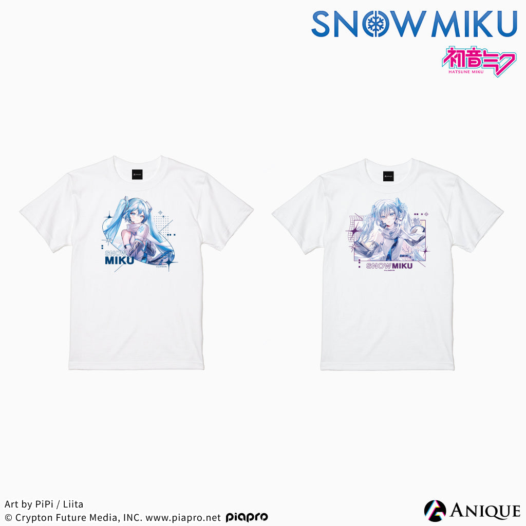 SNOW MIKU] 雪ミク 描き下ろしイラスト【四季の移ろい】初音ミク T