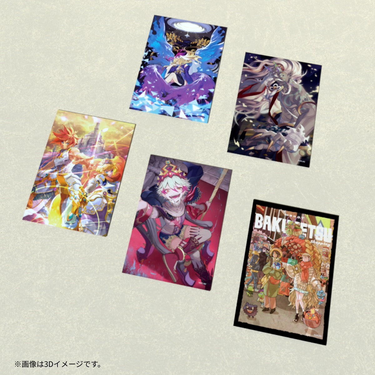 ポストカード Cセット 『モンスターストライク』 オンライン展覧会限定