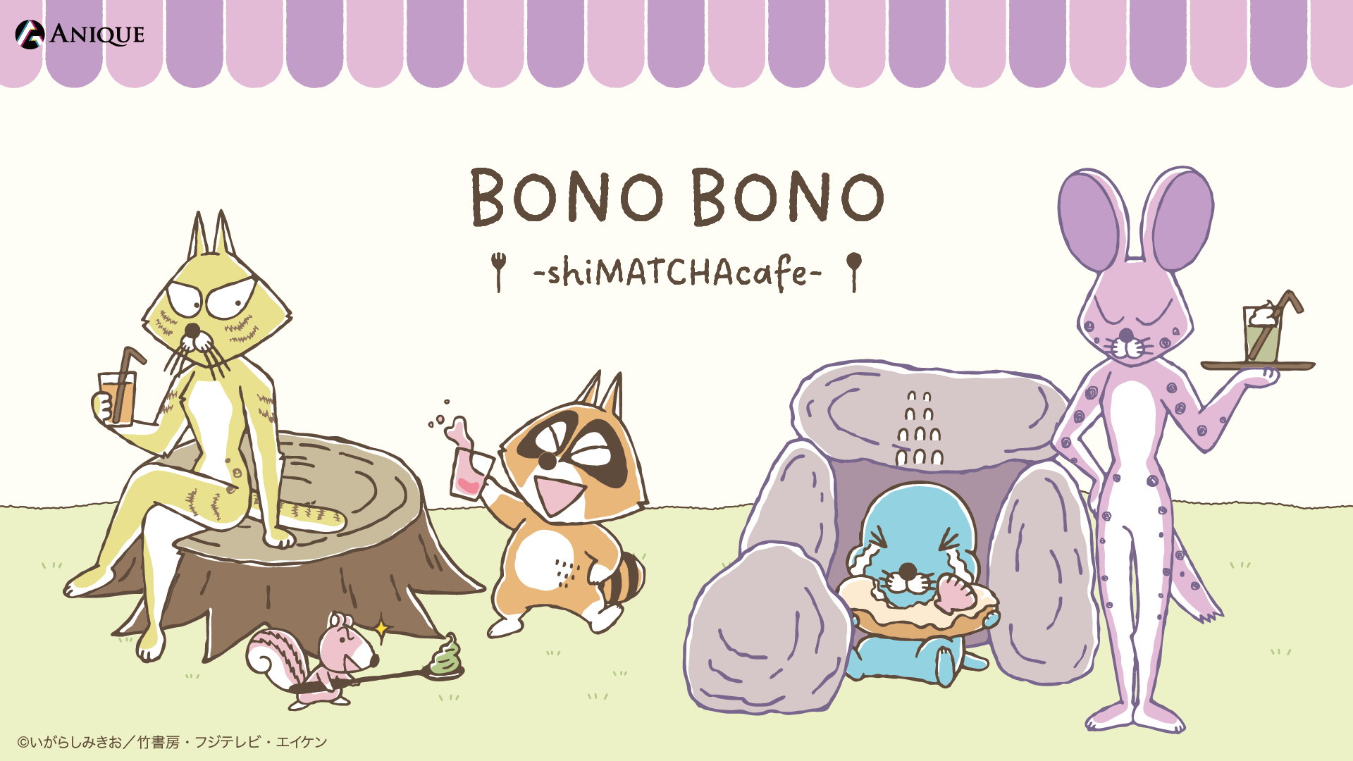 TVアニメ『ぼのぼの』【BONO BONO-shiMATCHAcafe-】