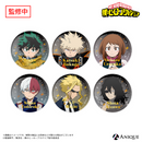 『僕のヒーローアカデミア』描き下ろしビジュアル【ヒーローたちの足跡】トレーディング箔押し缶バッジ（全6種）