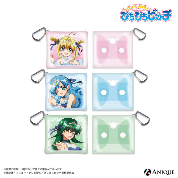 ぴちぴちピッチ　ペンケース　当時品　クリア TVアニメ「ぴちぴちピッチ」描き下ろしイラスト【月夜の人魚奏】マルチ
