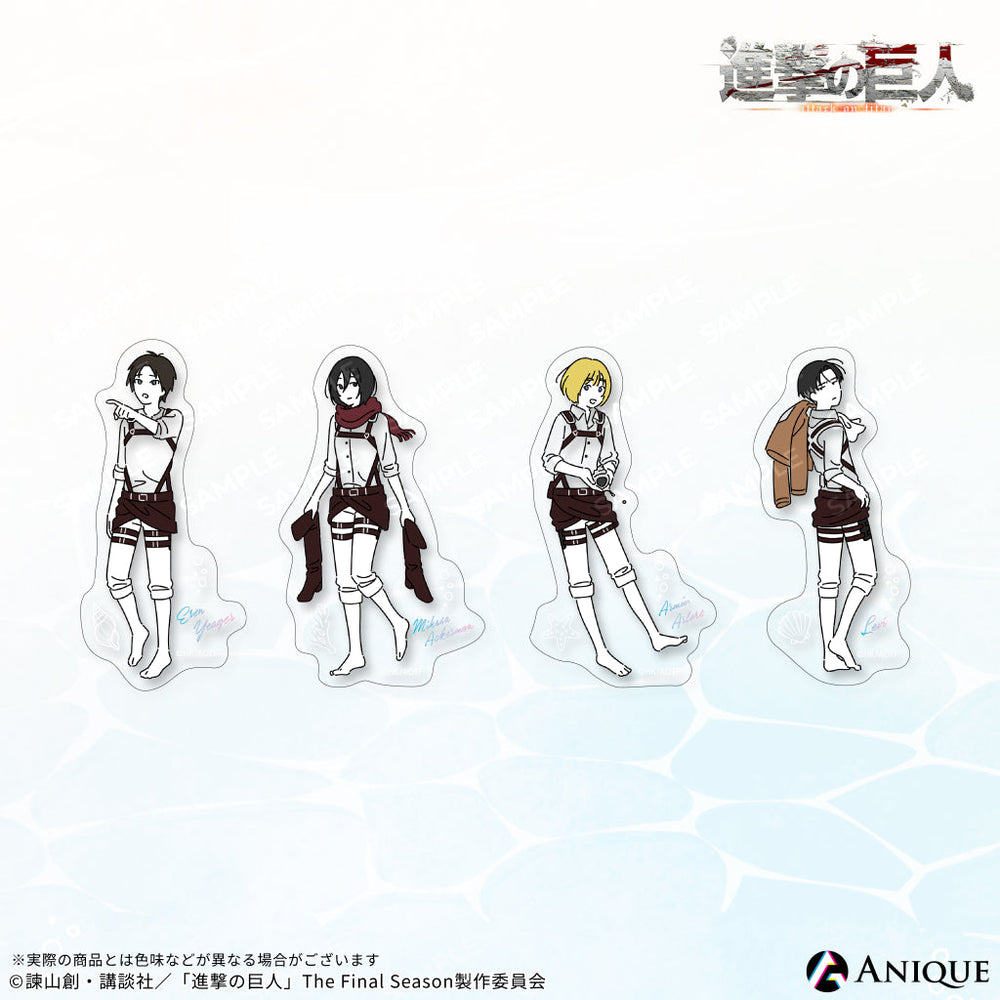 進撃の巨人 ステッカー アクスタ クリアカード Anique Shop JAPAN