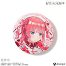 『五等分の花嫁＊』新規描き下ろしイラスト【告白！ガーリーバレンタイン】トレーディングジュエル缶バッジ（全5種）