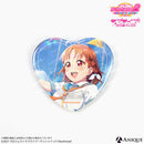 『ラブライブ！スクールアイドルフェスティバル2』トレーディングハート型ホログラム缶バッジ Aqours ver.（全9種）