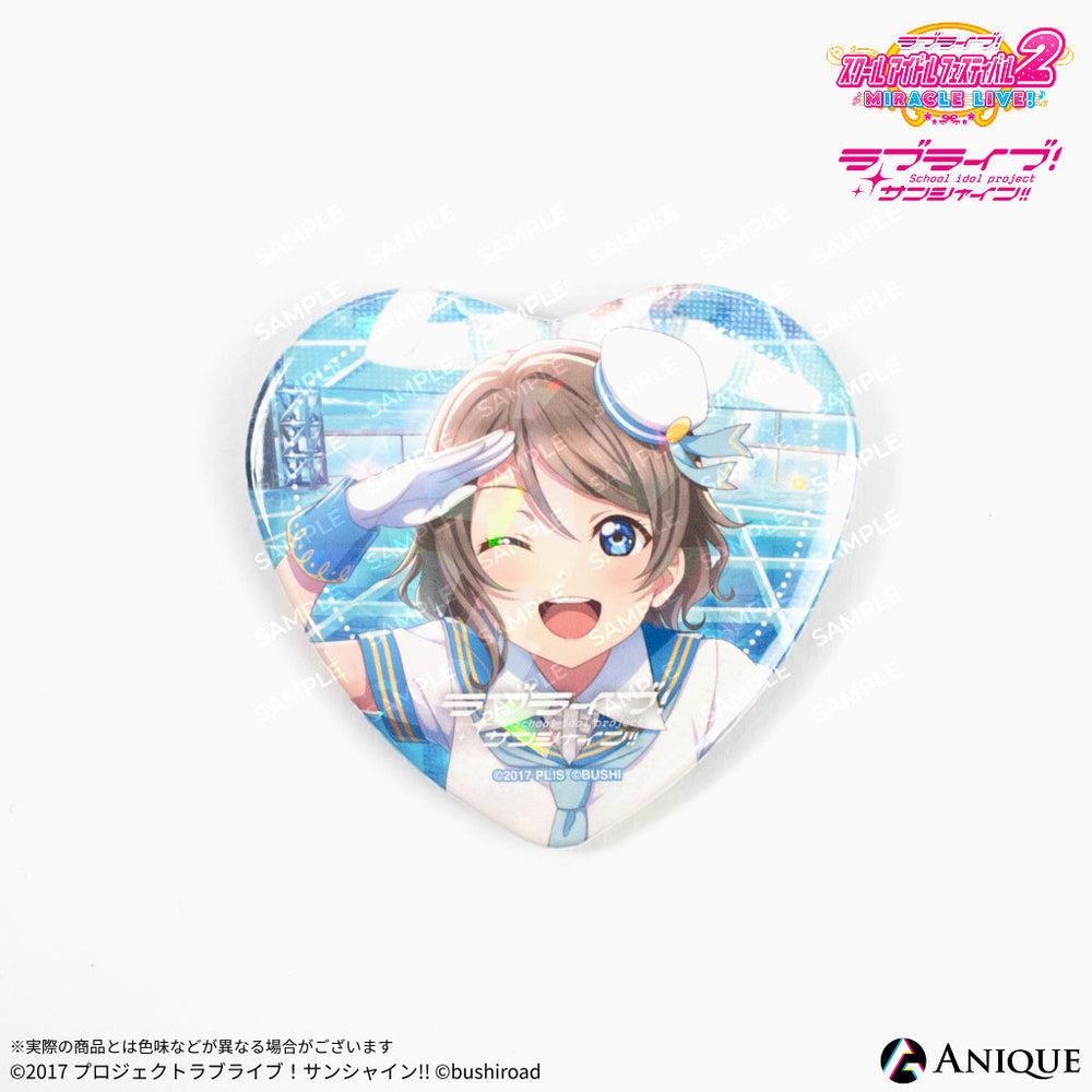 Aqours ユニットライブ2020 缶バッジ　コンプセット ラブライブ！シリーズ 公式缶バッジセット スクスタver.（Aqours