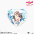 『ラブライブ！スクールアイドルフェスティバル2』トレーディングハート型ホログラム缶バッジ Aqours ver.（全9種）