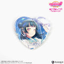 『ラブライブ！スクールアイドルフェスティバル2』トレーディングハート型ホログラム缶バッジ Aqours ver.（全9種）