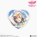 『ラブライブ！スクールアイドルフェスティバル2』トレーディングハート型ホログラム缶バッジ Aqours ver.（全9種）