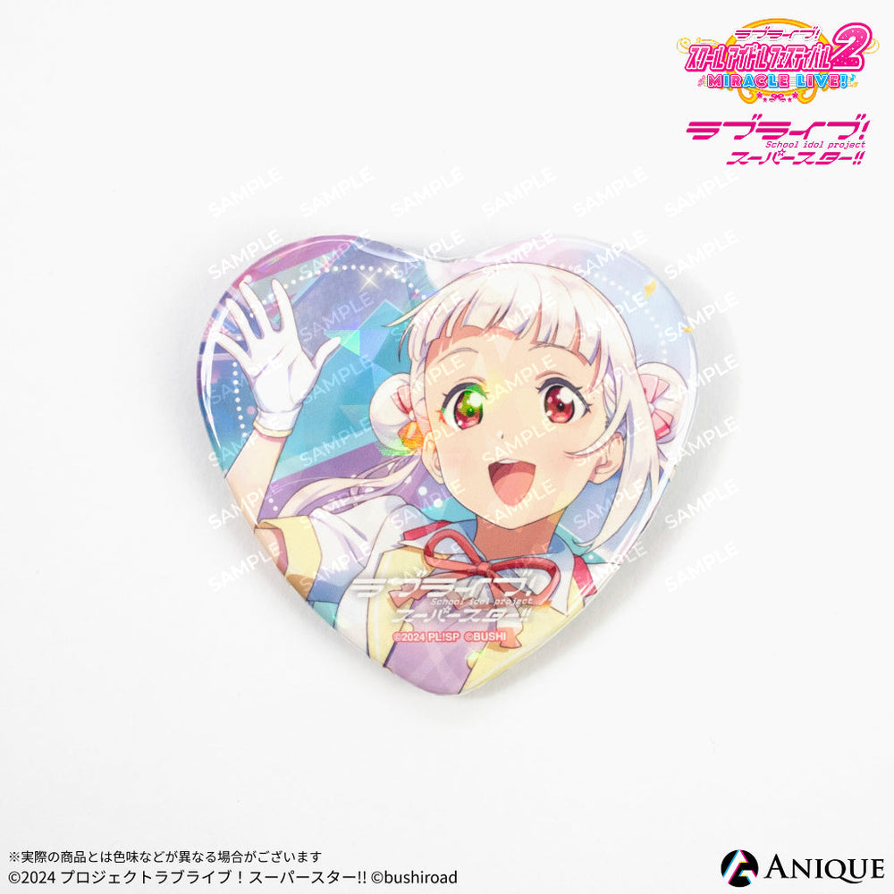 スクフェス缶バッジ Liella! ジューンブライド嵐千砂都70枚 スクフェス缶バッジ Liella! ジューンブライド嵐千砂都70枚 ラブ