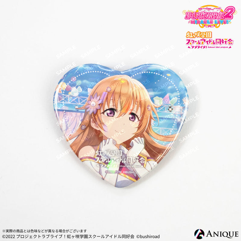 ラブライブ 虹ヶ咲 優木せつ菜 缶バッジ - メルカリ