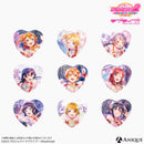 『ラブライブ！スクールアイドルフェスティバル2』トレーディングハート型ホログラム缶バッジ μ's ver.（全9種）