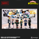 『僕のヒーローアカデミア』描き下ろしビジュアル【ヒーローたちの足跡】Tシャツ（フリーサイズ）
