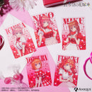 『五等分の花嫁＊』新規描き下ろしイラスト【告白！ガーリーバレンタイン】トレーディングクリアカード（全5種）