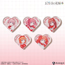 『五等分の花嫁＊』新規描き下ろしイラスト【告白！ガーリーバレンタイン】トレーディングハート型ミニアクリルブロック（全5種）