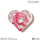 『五等分の花嫁＊』新規描き下ろしイラスト【告白！ガーリーバレンタイン】トレーディングハート型ミニアクリルブロック（全5種）