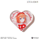 『五等分の花嫁＊』新規描き下ろしイラスト【告白！ガーリーバレンタイン】トレーディングハート型ミニアクリルブロック（全5種）