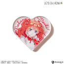 『五等分の花嫁＊』新規描き下ろしイラスト【告白！ガーリーバレンタイン】トレーディングハート型ミニアクリルブロック（全5種）