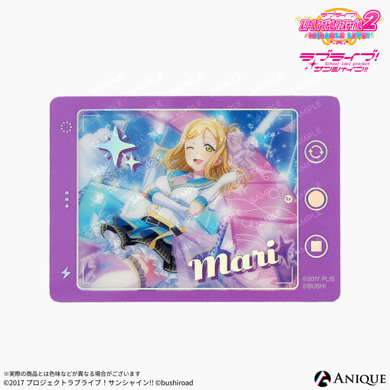 『ラブライブ！スクールアイドルフェスティバル2』トレーディングスマートフォン風ジュエルクリアカード Aqours ver.（全9種）