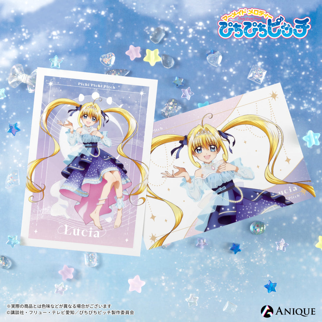 ぴちぴちピッチ 特典 ブロマイド ポストカード クリアカード 色紙