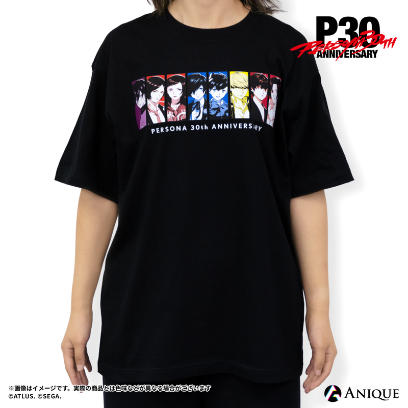 P30th 描き下ろしイラスト【ルーフトップ】Tシャツ ブラック
