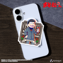 『おそ松さん』描き下ろしイラスト【HUBコラボ／カクテルパーティー】トレーディングステッカー（全6種）