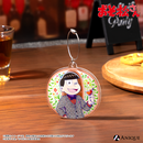 『おそ松さん』描き下ろしイラスト【HUBコラボ／カクテルパーティー】トレーディングイニシャルキーホルダー（全6種）
