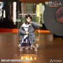 『進撃の巨人』描き下ろしイラスト【DJ】トレーディング箔押しクリアフォトカード（全8種）