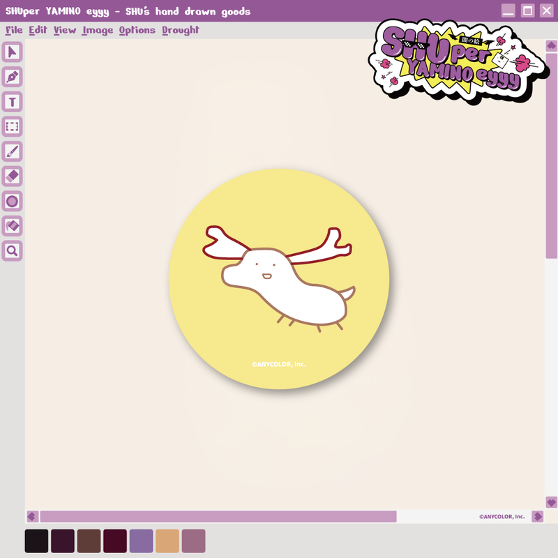 『NIJISANJI EN Shu Yamino』SHUper 闇の絵 缶バッジ（ランダム）（全5種）