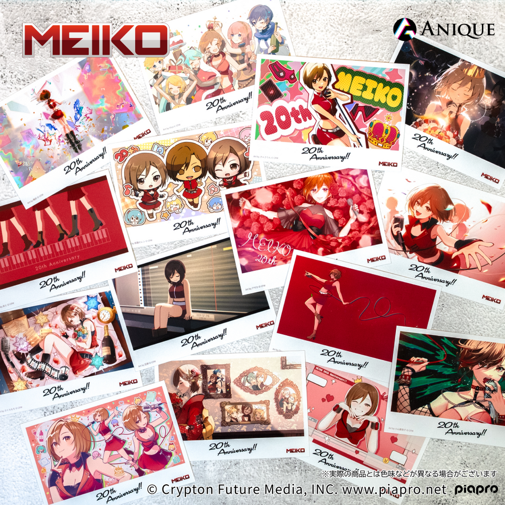 MEIKO グッズ　まとめ MEIKO』20th Anniversary トレーディングブロマイド（全15種