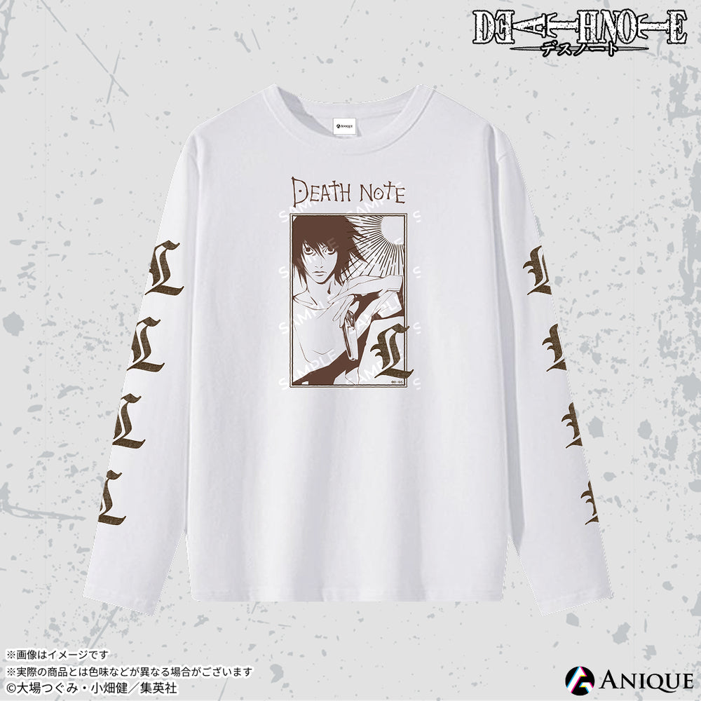 DEATH NOTE』ロングTシャツ（フリーサイズ／White）｜『DEATH NOTE