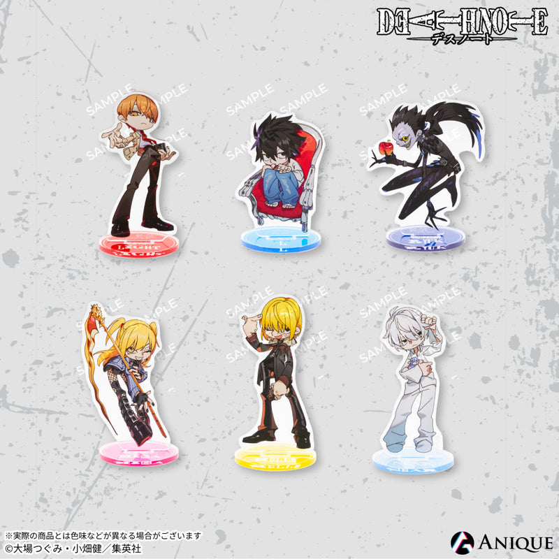 DEATH NOTE　デスノート　ガチャ　アクリルスタンド　全巻 DEATH NOTE」がオンラインくじに、アクリル掛け時計やアクスタが当たる