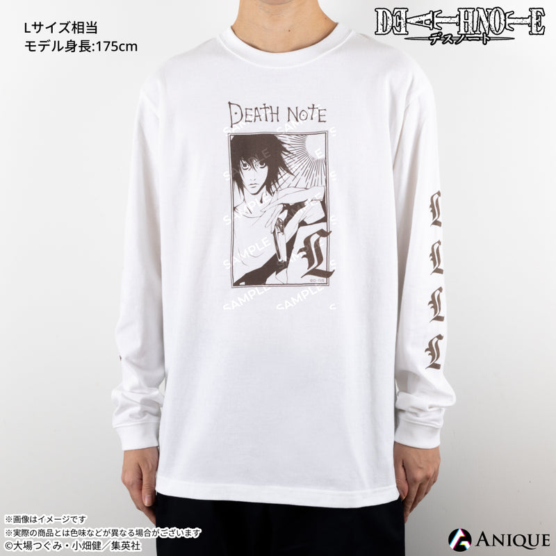 DEATH NOTE』ロングTシャツ（フリーサイズ／White）｜『DEATH NOTE