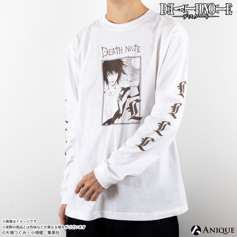 DEATH NOTE』ロングTシャツ（フリーサイズ／White）｜『DEATH NOTE