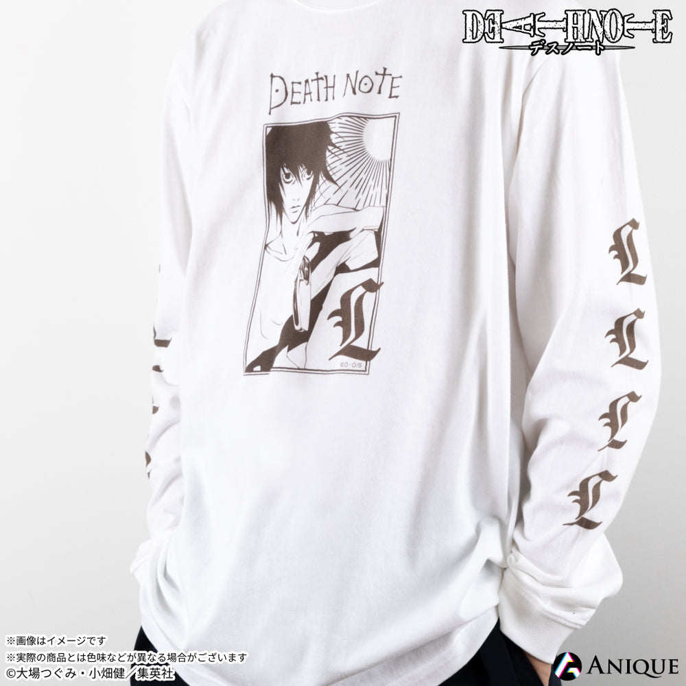 DEATH NOTE』ロングTシャツ（フリーサイズ／White）｜『DEATH NOTE