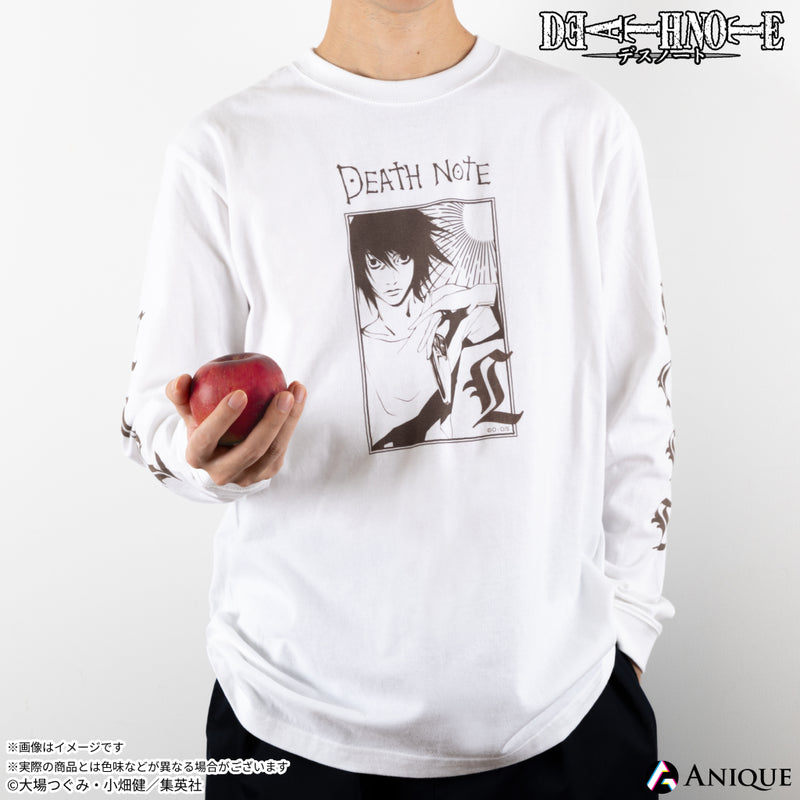 DEATH NOTE』ロングTシャツ（フリーサイズ／White）｜『DEATH NOTE