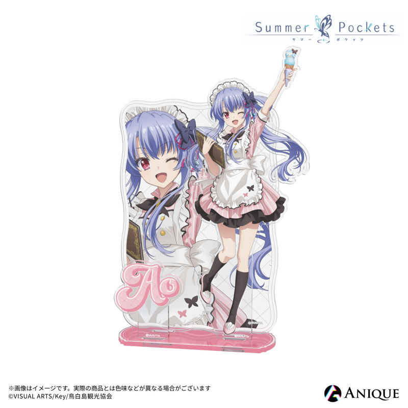 Summer Pockets ジオラマアクリルスタンド Summer Pockets』描き下ろしイラスト【アイスクリームガール】ジオラマ