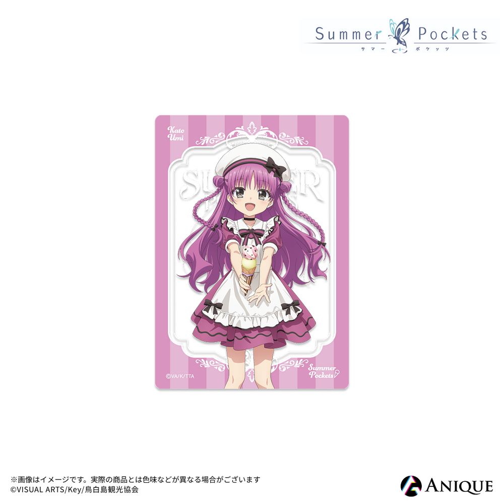 Summer Pockets』描き下ろしイラスト【アイスクリームガール
