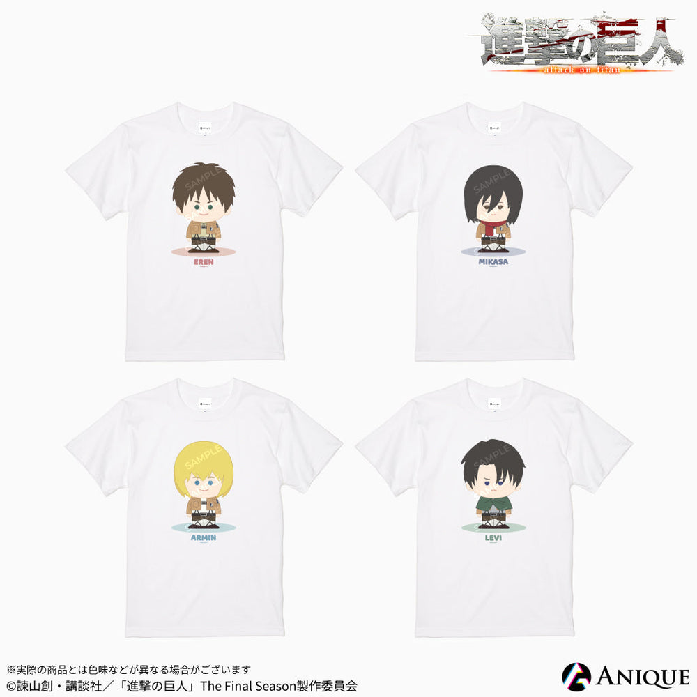 進撃の巨人』【KINOKOSといっしょ】ミカサ Tシャツ｜TVアニメ『進撃の