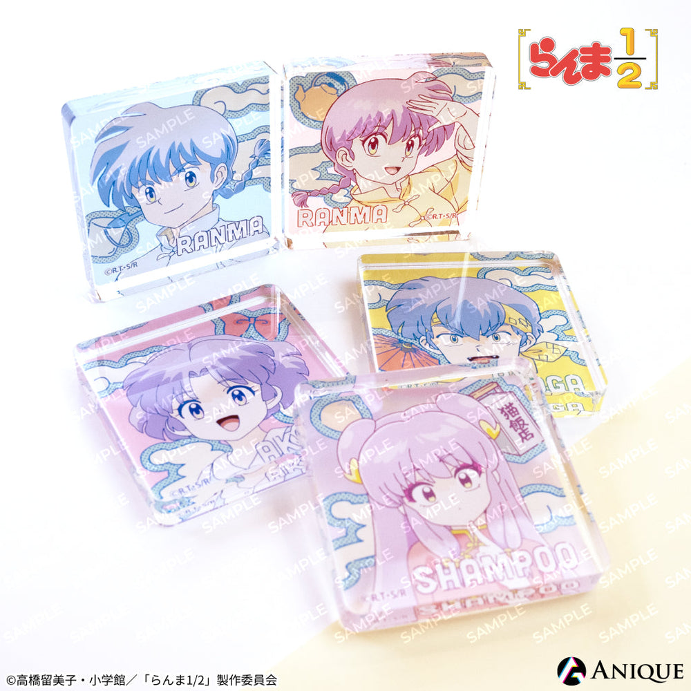 らんま1/2アクリルブロック放置少女 らんま1/2 女らんま 放置少女コラボ アクリルブロック - メルカリ