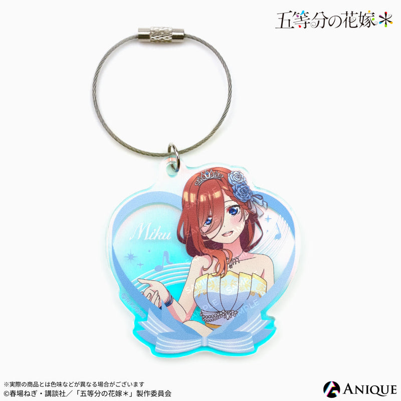 『五等分の花嫁＊』描き下ろしイラスト【クインテット】オーロラアクリルキーホルダー