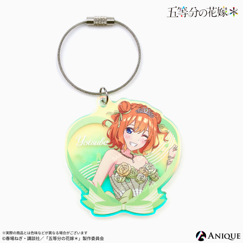 『五等分の花嫁＊』描き下ろしイラスト【クインテット】オーロラアクリルキーホルダー