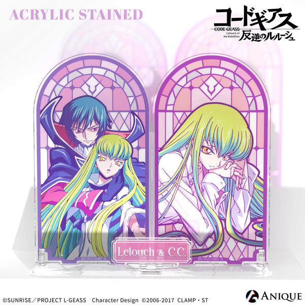 再販】『コードギアス』ルルーシュ&C.C. アクリルステンド｜【再販