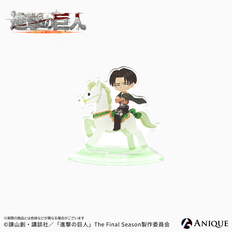 『進撃の巨人』描き起こしミニキャライラスト【騎馬 ／ Art by ヒョーゴノスケ】トレーディングアクリルスタンド（全6種）
