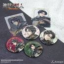 『進撃の巨人』描き下ろしイラスト【騎馬】箔押しクリアフォトカードセット