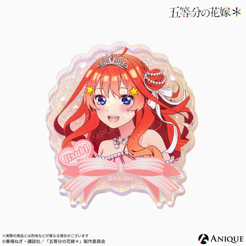 『五等分の花嫁＊』描き下ろしイラスト【クインテット】ホログラムアクリルバッジ